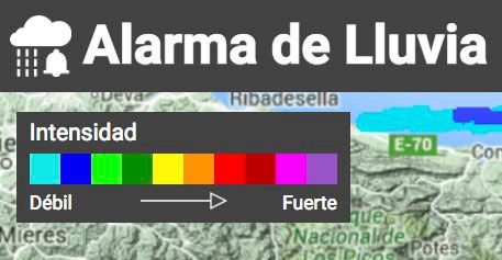 rain alarm - alarma de lluvia - la casa de las setas