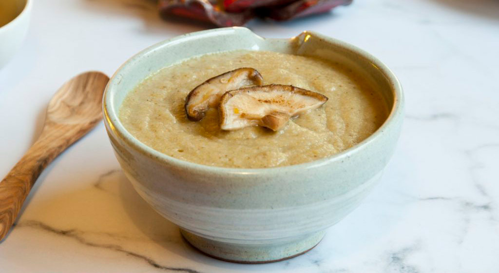 salsa de setas shiitake
